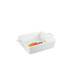 CreaTable Auflaufform quadratisch 24 cm TRUE SCALE aus Steinzeug / Auflaufformen / Backofenform / Ofenform