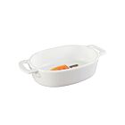 CreaTable Auflaufform oval 27 cm TRUE SCALE aus Steinzeug / Auflaufformen / Backofenform / Ofenform