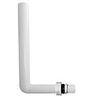 TG-Kunststoffe Überlaufrohr 250 x 150 mm mit Verschraubung / Überlaufverbindung
