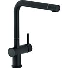 Reginox Armatur R31681 YADKIN BLACK mit Festauslauf / Küchenarmatur / Einhebelmischer / Mischbatterie schwarz