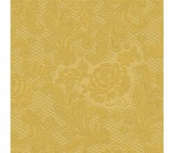 Servietten Lace embossed gold 33 x 33 cm ppd 007253
