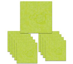 150 Servietten Lace embossed lime 33 x 33 cm ppd 007300