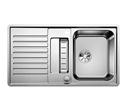 BLANCO 523663 Edelstahlspüle CLASSIC Pro 5 S-IF mit Excenterbedienung / Auflagespüle / Flächenbündig / Spüle