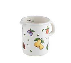 RIESS 0337-068 Küchenmaß 9 cm, 0,5 L, Emaille, FRUIT GARDEN / Messbecher