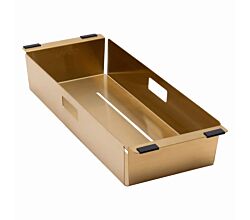 LAVABO Resteschale L-K10007S für KUBUS Spülen, PVD Sand / Restebecken / Abtropfschale