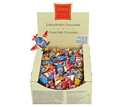Storz 120er SET Choco-Flugzeug, lose, 750 g (120 x 6,25 g) / Schokolade / Schoko Airplane