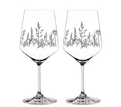 NACHTMANN 105723 TATTOO BOTANICAL BLACK Spritz/Wein Glas 2er Set