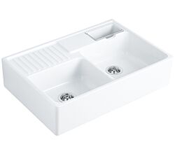 Doppelbecken - Spülstein WEIß ALPIN / Villeroy & Boch / Spülen / Keramik / Keramikspüle / Spülbecken