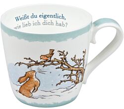 KÖNITZ 1120571527 Becher Weißt du eigentlich... 450 ml 4 Jahreszeiten - WINTER, Bone China