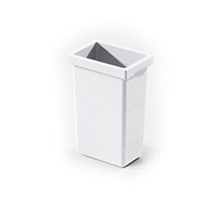 Hailo 1126919 Inneneimer 2,5 Liter weiß für Laundry Carrier (3270601) / TIDY Wäschebehälterauszug (8035212) / Ersatz - Eimer