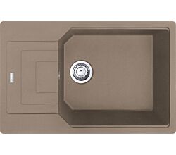 Franke Spüle URBAN UBG 611-78 XL in CASHMERE - Fast-Fix-Technologie / Ausschnittmaß 744 x 464 mm / Granitspüle