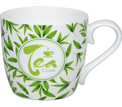 KÖNITZ 1120572871 Becher Tea Time Leaves, 425 ml / Kaffeebecher / Teebecher