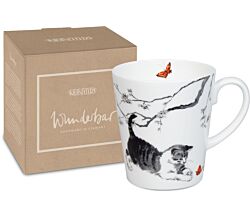 KÖNITZ 1152552811 Becher Wunderbar CATS im Geschenkkarton - 600 ml aus Bone China Porzellan