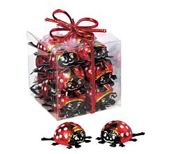 Storz Glückskäfer Würfel Geschenkpackung 100 g / Schokolade Käfer / Schokokäfer Box