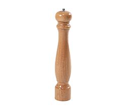KESPER 13664 Pfeffermühle, Gummibaum, natur lackiert, Höhe: 40 cm