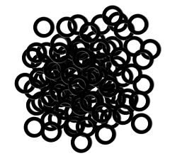 100er SET KÖRO Gummi-Ring 27 x 3 mm für Rohrverschraubung / Gummidichtung / Dichtung