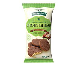 The Irish Shortbread Company Traditionelles Shortbread mit Vollmilchschokolade 180 g / Butterkekse