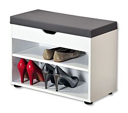 KESPER 1591413 Schuhschrank / Sitzbank, weiß