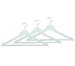 KESPER 16882 Formkleiderbügel, 3er Pack, hellblau, Kunststoff