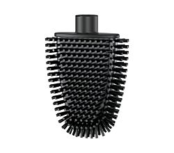 METALTEX 185517000 Cleany Ersatzbürste flach, schwarz, passend für Cleany WC-Bürste