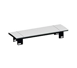 BACHMANN POWER FRAME COVER 3-fach mit Aluminiumklappe / Steckdosenleistenzubehör / Tisch-Steckdosen / Einbaurahmen