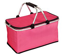 KESPER 19951 Thermokorb, pink / Einkaufskorb mit Isolierung, faltbar