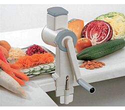 GSD 20200 Universal-Gemüsereibe mit 3 konischen Edelstahltrommeln / Reibe / Küchenreibe