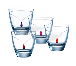 4 Whiskygläser 0,3L / MERVEILLES / Trinkgläser / Trinkglas / Whiskyglas / Glas / 4er Set