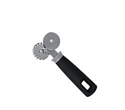 Metaltex 239005000 Teigrad - MAXIMO - mit Soft-Touch Griff / Teig-Rad