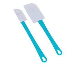 METALTEX 242500021 Whippy Teigschaber 24 cm - 2-teilig - AQUAMARIN / Teig-Schaber / Glätter