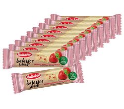 10er SET Multaben Balance Snack Erdbeer-Vanille 38 g ohne Palmöl / Wellnessriegel