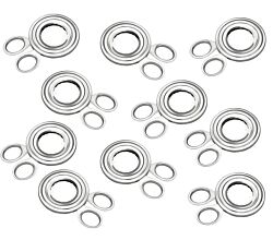 10er SET METALTEX Eierköpfer aus INOX mit praktischen Sicherheits-Scherengriffen / Eieröffner / Frühstückszubehör / Köpfer