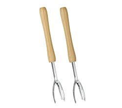 METALTEX Pellkartoffel-Gabeln 2er Set / Pellkartoffel - Gabel / Spezialbesteck / Pellkartoffelbesteck