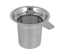 METALTEX 253835 Tee-Sieb groß mit Griff, Inox, Teesieb für Tassen und Teegläser