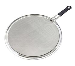 GSD 28206 Spritzschutz mit einklappbarem Griff 33 cm, Edelstahl