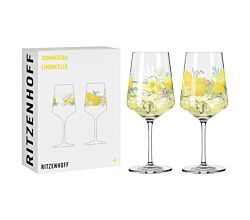 Ritzenhoff 2931020 Aperitifglas 2er Set #19, #20 SOMMERTAU Limoncello von A. Vasconcelos und C. Kordes 2024 in Geschenkbox