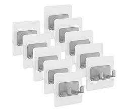 10er SET METALTEX 294812000 U-Fix Doppel-Hafthaken 3 x 5 cm