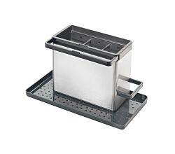 METALTEX 297430000 TidyTex Spülbecken-Organizer Inox 24 x 13 x 14 cm