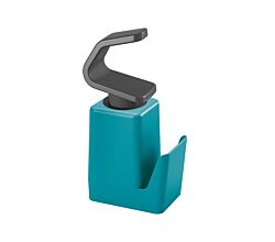 METALTEX Soap-Tex Seifenspender türkis mit Schwamm- und Ringhalter / Dispenser / Seifen-Station