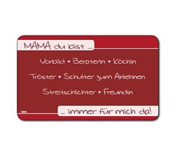 Frühstücksbrettchen MAMA Kesper Melamin / Stullenbrett / Brotbrett