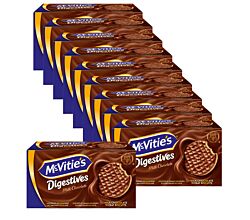 10er SET McVitie's Digestive Milk Chocolate 200 g / Weizenkekse mit Milchschokolade