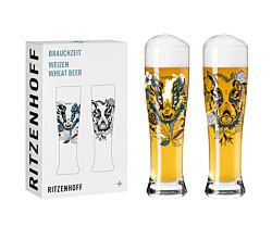 Ritzenhoff Brauchzeit Weizen 2er-Set 004 Petra Mohr 2021 / Weizenbiergläser