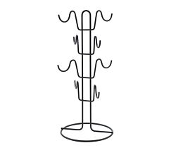 METALTEX 361129000 Mug-Tree Lava Tassenständer TouchTherm, matt schwarz / Tassenhalter / Becherhalter