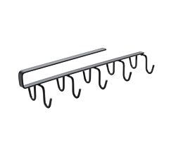 METALTEX 361130000 My-Hooks Multihalterung Lava 6 x 25 x 6 cm TouchTherm / Raumsparer