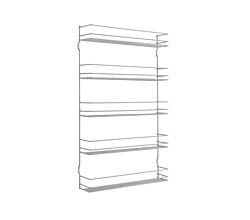 METALTEX 364635000 Gewürzregal PEPITO mit 5 Etagen, 36 x 8 x 58 cm, Polytherm