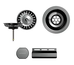 SCHOCK Sichtteile in Gunmetal 400069GUM - Aufwertung für die PREMIUM Ablaufgarnitur 410069CHR ab Baujahr 2024