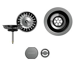 SCHOCK Sichtteile in Gunmetal 400061GUM - Aufwertung für die PREMIUM Ablaufgarnitur 410061CHR ab Baujahr 2024