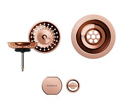 SCHOCK Sichtteile in Copper 400061COP - Aufwertung für die PREMIUM Ablaufgarnitur 410061CHR ab Baujahr 2024