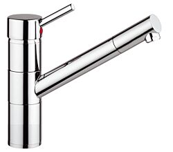 AquaCucina 40008-00 Küchenarmatur Pepper mit Ausziehauslauf, Hochdruck, chrom / Armatur / Einhebelmischer