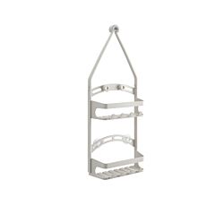 METALTEX 400802000 Shower-Flex Duschenboy mit 2 Etagen, 26 x 15 x 71 cm / Duschregal